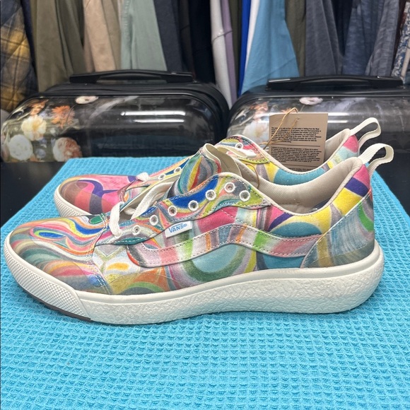 Vans Chris Johanson Ultra Cush Ultra Range Colorful Swirl Pattern NWT - Picture 2 of 6
